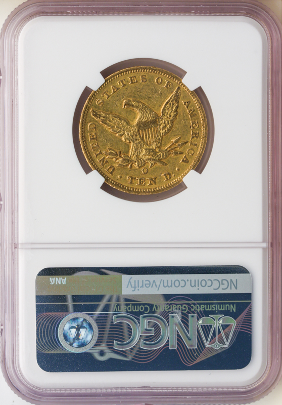 1848-O $10 Liberty NGC AU58 CAC