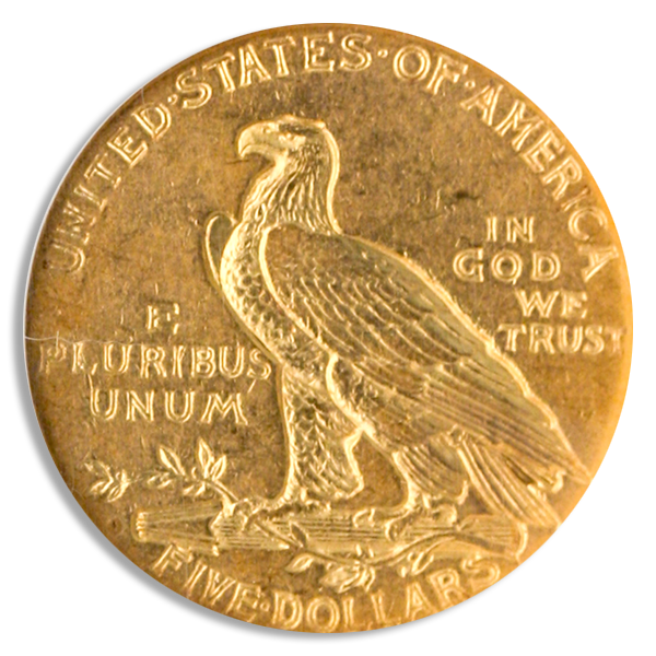 1909-O $5 Indian NGC AU58 1909-O $5 Indian NGC AU58