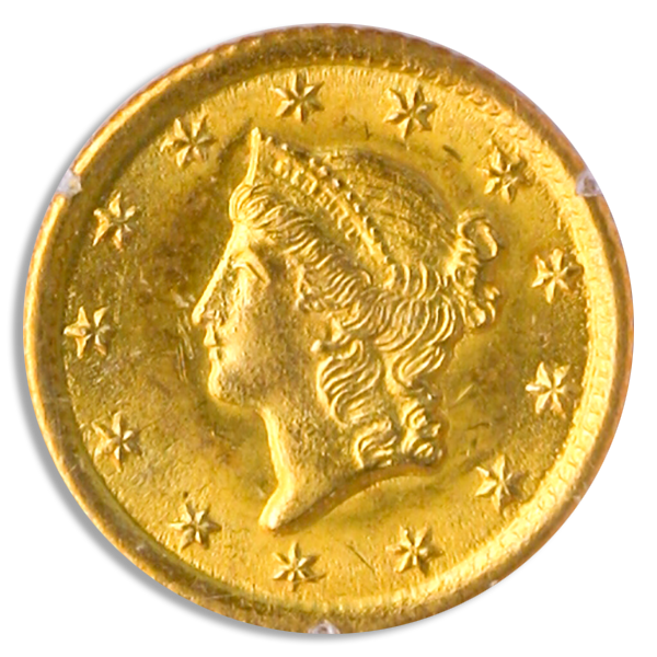 1853-O $1 Indian Princess PCGS MS65 CAC 1853-O $1 Indian Princess PCGS MS65 CAC