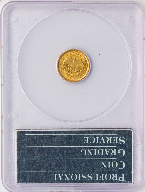 1853-O $1 Indian Princess PCGS MS65 CAC 1853-O $1 Indian Princess PCGS MS65 CAC