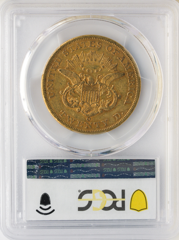 1861-O $20 Liberty PCGS XF40 CAC 1861-O $20 Liberty PCGS XF40 CAC