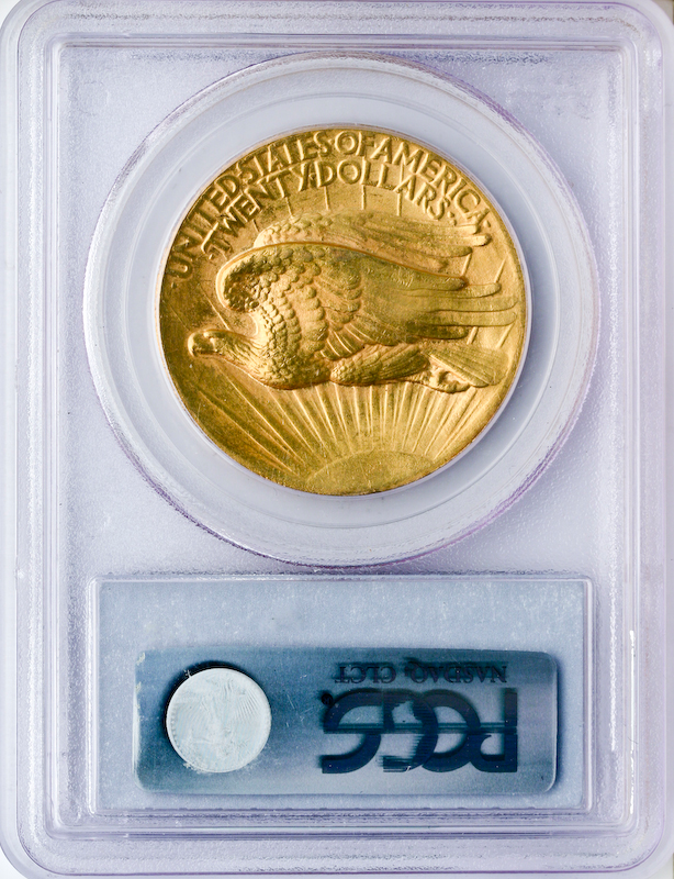 1907 $20 Saint Gaudens High-Relief Wire Edge PCGS MS63 1907 $20 Saint Gaudens High-Relief Wire Edge PCGS MS63