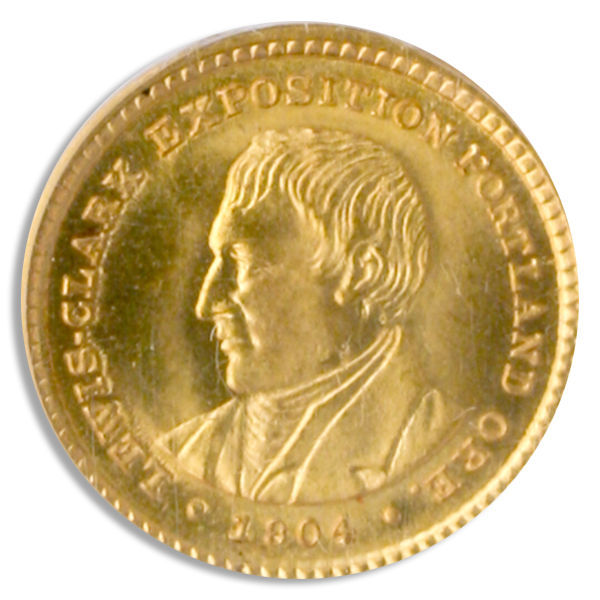 1904 LEWIS/CLARK Gold $1 Commemorative PCGS MS65 CAC 1904 LEWIS/CLARK Gold $1 Commemorative PCGS MS65 CAC
