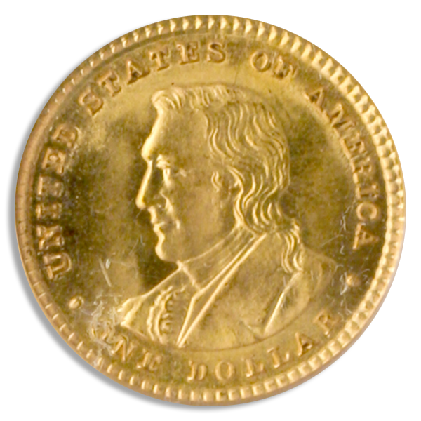 1904 LEWIS/CLARK Gold $1 Commemorative PCGS MS65 CAC 1904 LEWIS/CLARK Gold $1 Commemorative PCGS MS65 CAC
