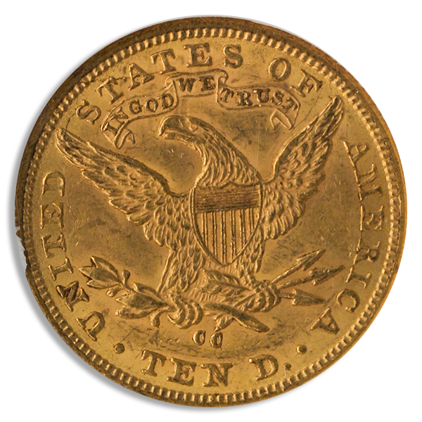 1881-CC $10 Liberty NGC MS60 CAC
