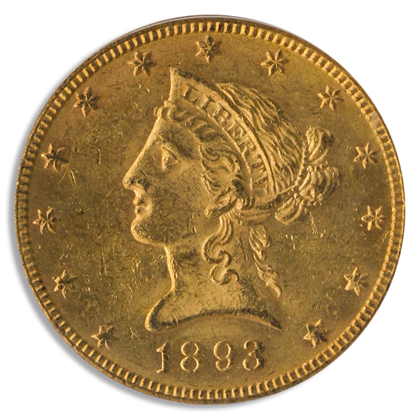 1893-O $10 Liberty PCGS MS61