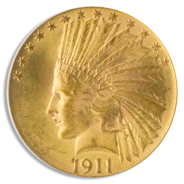 1911 $10 Indian PCGS MS64 CAC 1911 $10 Indian PCGS MS64 CAC