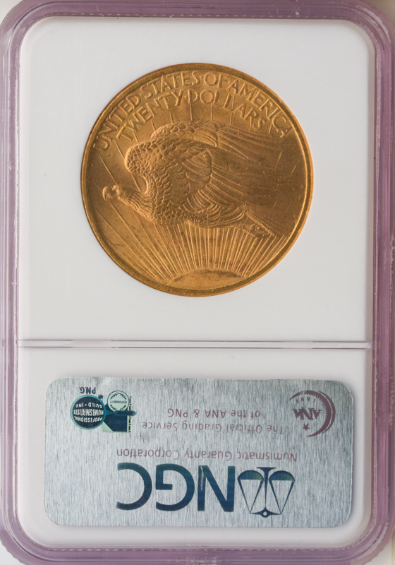 1907 $20 Saint Gaudens NGC MS65 CAC 1907 $20 Saint Gaudens NGC MS65 CAC