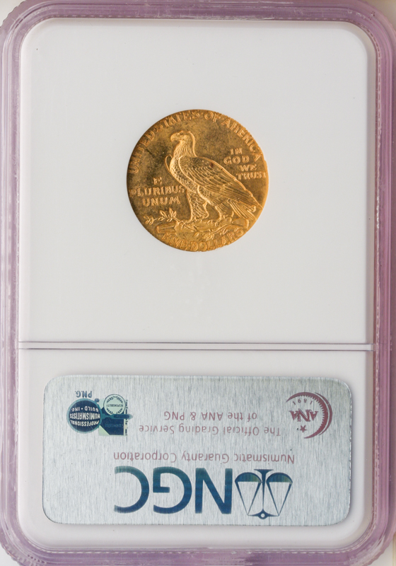 1911 $5 Indian NGC MS64 CAC
