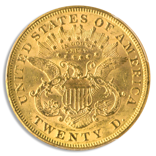 1873 $20 Liberty Open 3 Granite Lady PCGS AU58 CAC 1873 $20 Liberty Open 3 Granite Lady PCGS AU58 CAC