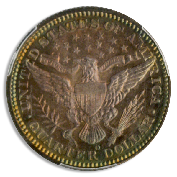 1904-O Barber Quarter PCGS MS67 CAC + 1904-O Barber Quarter PCGS MS67 CAC +