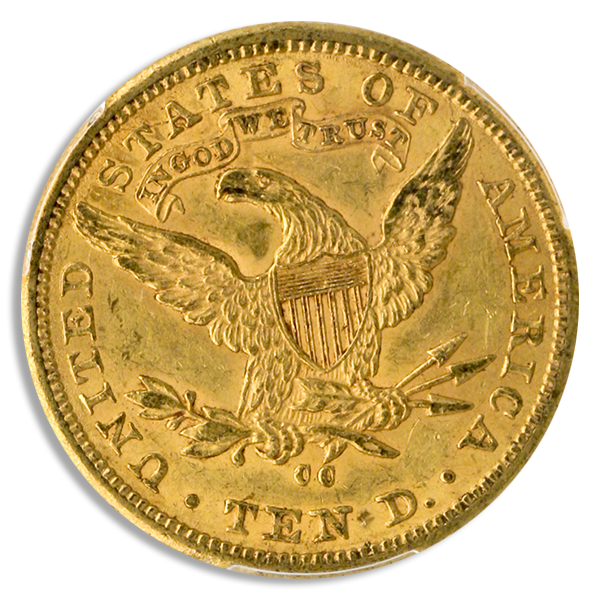 1881-CC $10 Liberty PCGS AU55 CAC 1881-CC $10 Liberty PCGS AU55 CAC