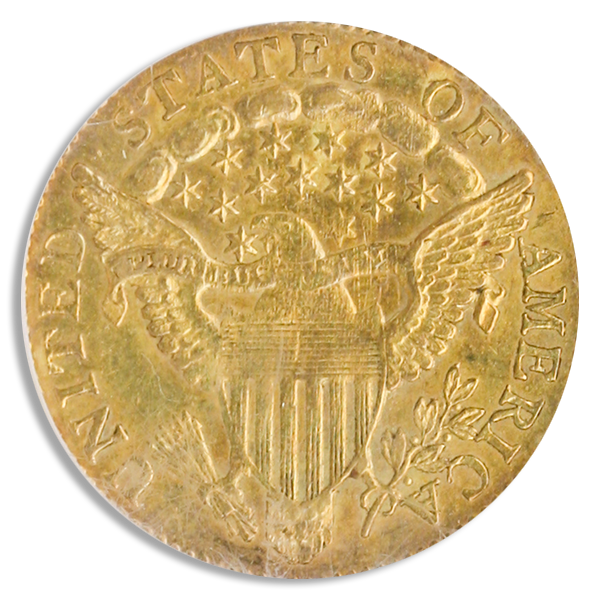 1807 $2.50 Draped Bust PCGS AU55