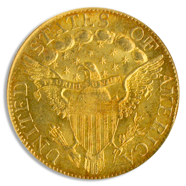 1798 $5 Draped Bust Large Eagle 13 Stars NGC MS63 CAC 1798 $5 Draped Bust Large Eagle 13 Stars NGC MS63 CAC