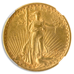 1913-S $20 Saint Gaudens NGC AU55 CAC