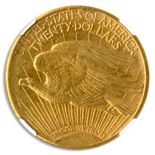 1913-S $20 Saint Gaudens NGC AU55 CAC