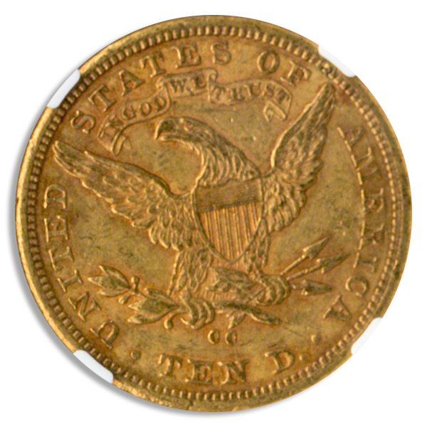 1881-CC $10 Liberty NGC AU58 CAC 1881-CC $10 Liberty NGC AU58 CAC