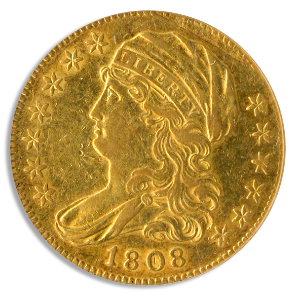 1808 $5 Capped Bust PCGS XF40