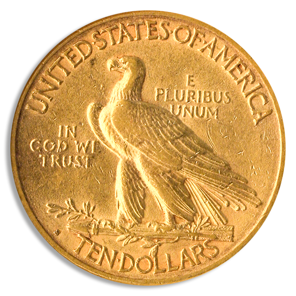 1913-S $10 Indian NGC AU55
