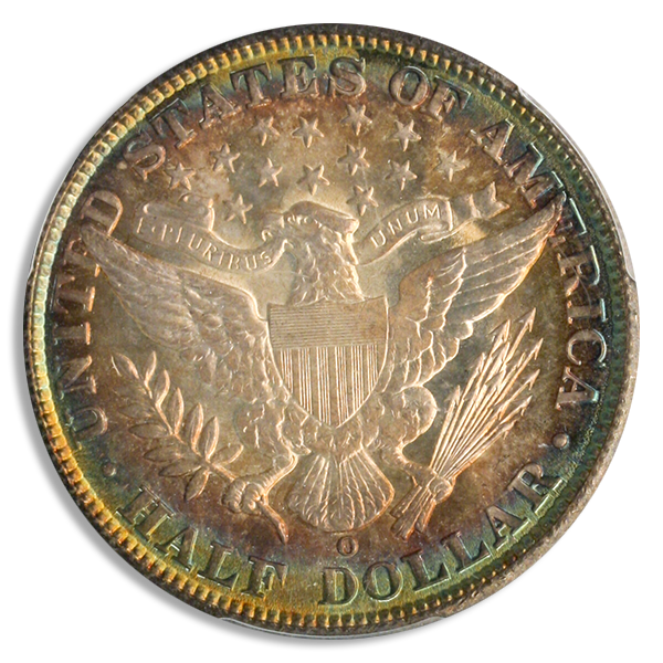 1905-O Barber Half Dollar PCGS MS68 CAC