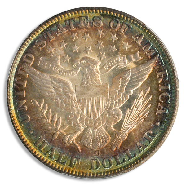 1905-O Barber Half Dollar PCGS MS68 CAC 1905-O Barber Half Dollar PCGS MS68 CAC