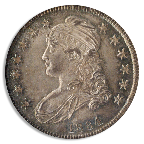 1834 Capped Bust Half Dollar NGC MS66 CAC 1834 Capped Bust Half Dollar NGC MS66 CAC