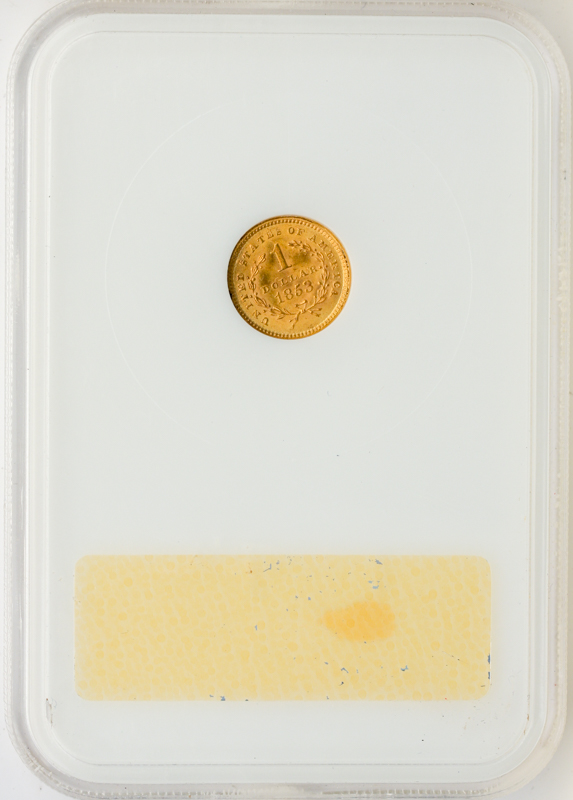 1853 $1 Gold NGC MS65 CAC 1853 $1 Gold NGC MS65 CAC