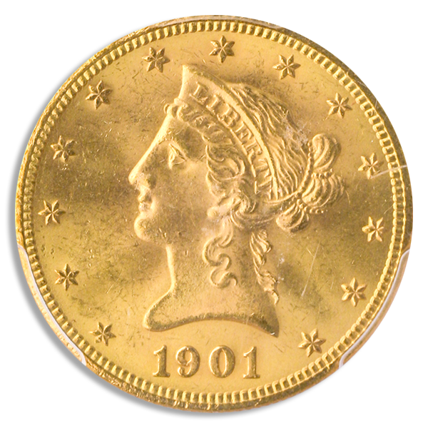 1901-S $10 Liberty PCGS MS65 CAC 1901-S $10 Liberty PCGS MS65 CAC