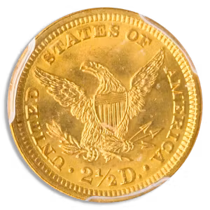 1896 $2.50 Liberty PCGS MS66 CAC
