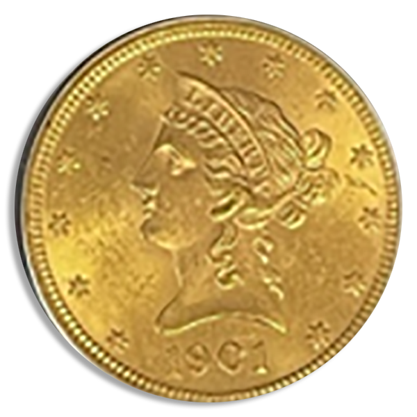 1901 $10 Liberty PCGS MS65 CAC 1901 $10 Liberty PCGS MS65 CAC