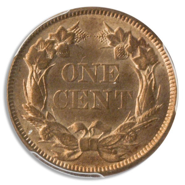 1857 Flying Eagle Cent PCGS MS65 CAC 1857 Flying Eagle Cent PCGS MS65 CAC
