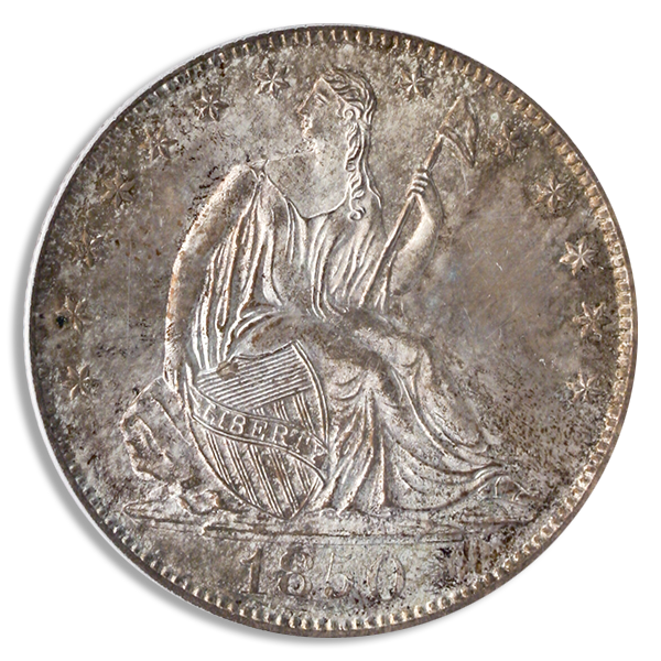 1850-O Seated Liberty Half Dollar PCGS MS66 CAC 1850-O Seated Liberty Half Dollar PCGS MS66 CAC