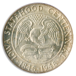 1946 Iowa Silver Commemorative Half Dollar PCGS MS66