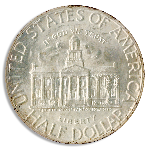 1946 Iowa Silver Commemorative Half Dollar PCGS MS66
