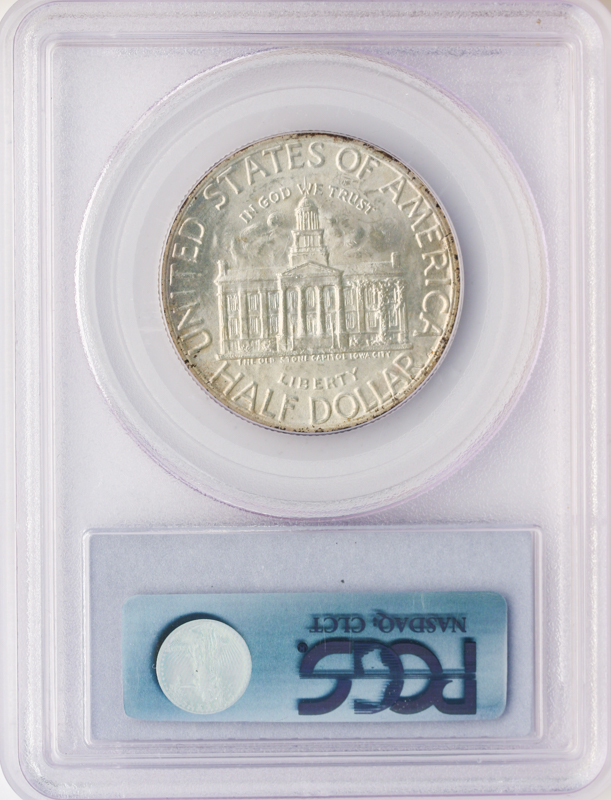 1946 Iowa Silver Commemorative Half Dollar PCGS MS66 1946 Iowa Silver Commemorative Half Dollar PCGS MS66
