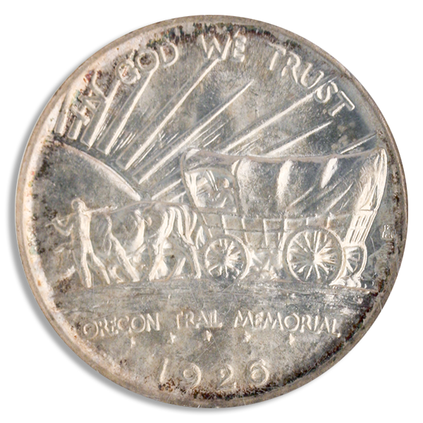 1926-S Oregon Trail Silver Commemorative Half Dollar NGC MS66 CAC 1926-S Oregon Trail Silver Commemorative Half Dollar NGC MS66 CAC