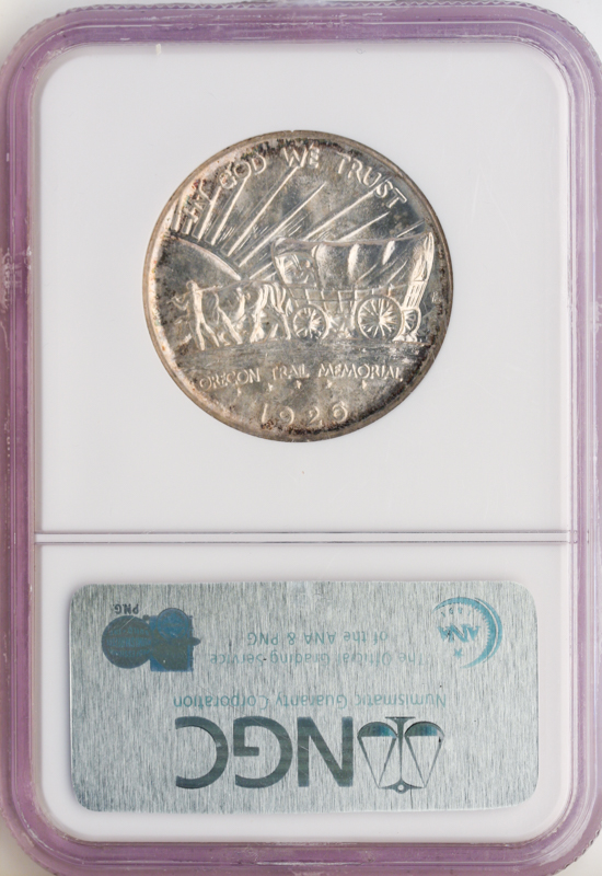 1926-S Oregon Trail Silver Commemorative Half Dollar NGC MS66 CAC