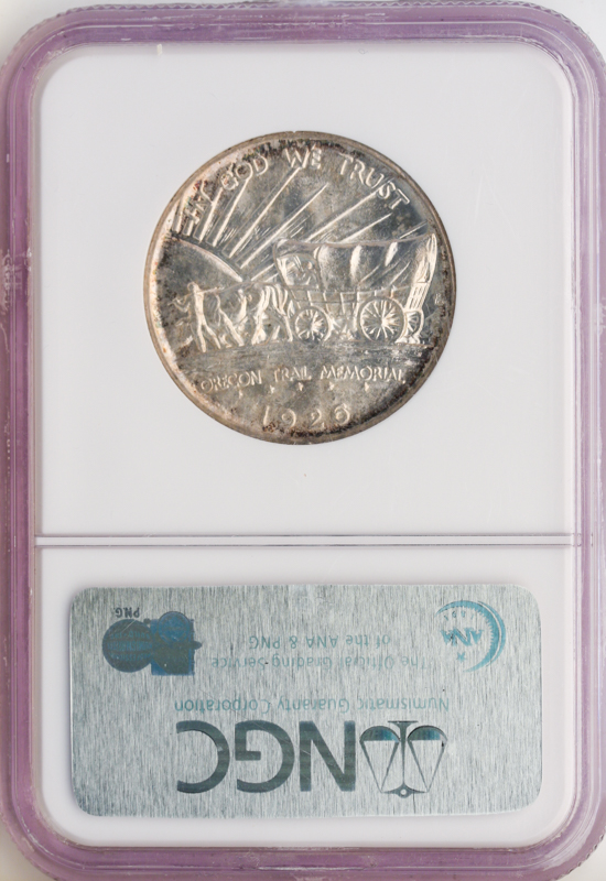 1926-S Oregon Trail Silver Commemorative Half Dollar NGC MS66 CAC 1926-S Oregon Trail Silver Commemorative Half Dollar NGC MS66 CAC