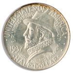 1937 Roanoke Silver Commemorative Half Dollar PCGS MS64