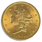 1900 $20 Liberty PCGS MS64 CAC +