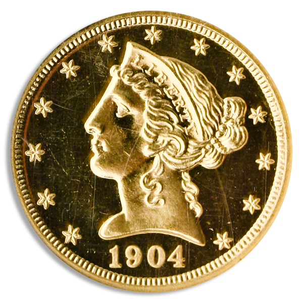 1904 $5 Liberty NGC Cameo PR66 CAC 1904 $5 Liberty NGC Cameo PR66 CAC
