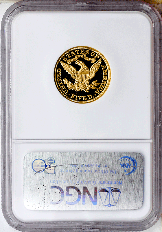 1904 $5 Liberty NGC Cameo PR66 CAC 1904 $5 Liberty NGC Cameo PR66 CAC