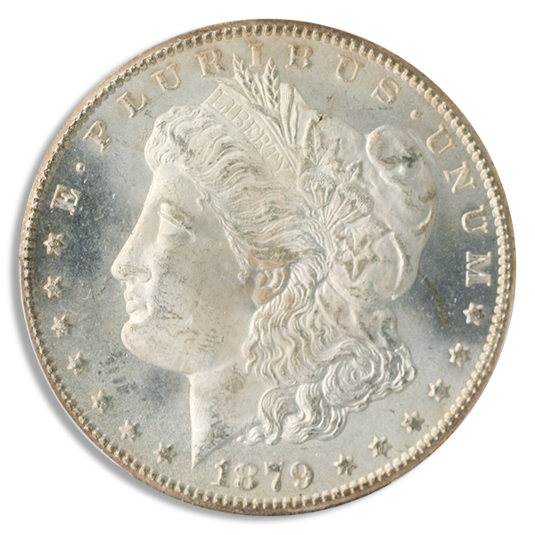 1879-CC Morgan $1 PCGS MS63 CAC 1879-CC Morgan $1 PCGS MS63 CAC
