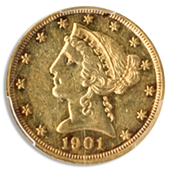 1901 $5 Liberty PCGS PR55 CAC 1901 $5 Liberty PCGS PR55 CAC