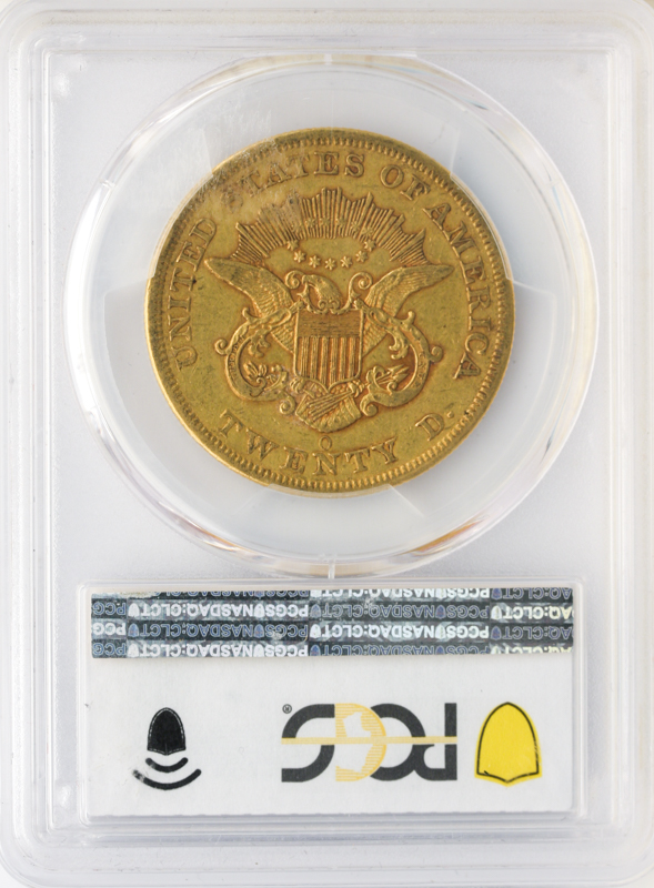 1859-O $20 Liberty PCGS XF45 CAC + 1859-O $20 Liberty PCGS XF45 CAC +