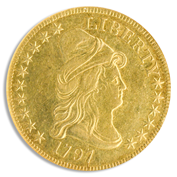 1797 $10 Draped Bust NGC AU50 CAC 1797 $10 Draped Bust NGC AU50 CAC