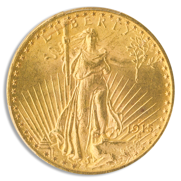 1915-S $20 Saint Gaudens PCGS MS64 CAC