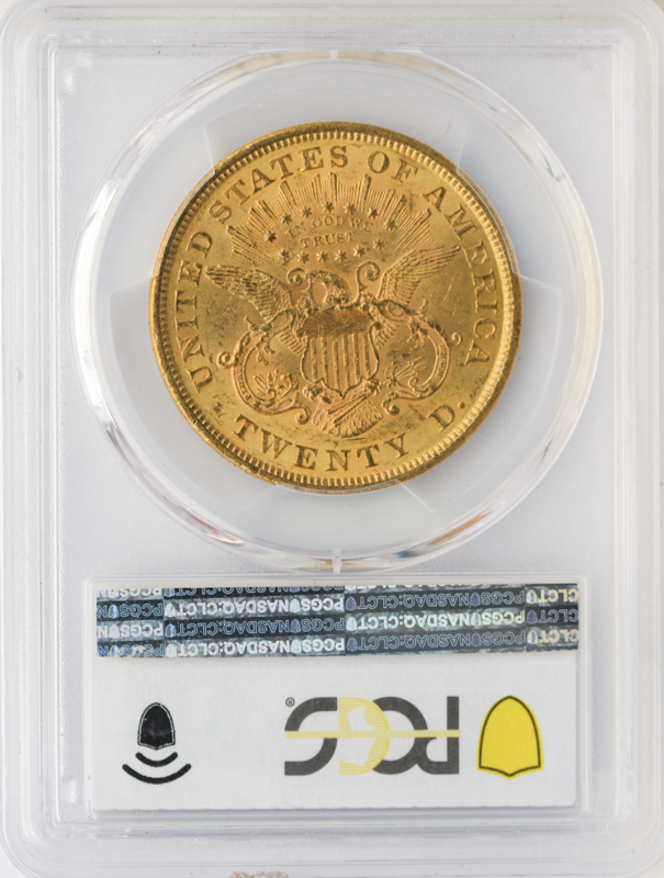 1866 $20 Liberty With Motto PCGS MS61 CAC 1866 $20 Liberty With Motto PCGS MS61 CAC