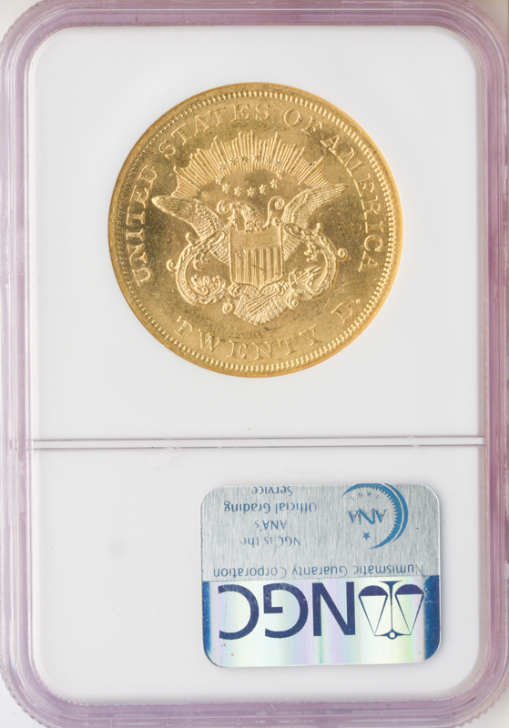 1861 $20 Liberty SS REPUBLIC NGC MS61 1861 $20 Liberty SS REPUBLIC NGC MS61
