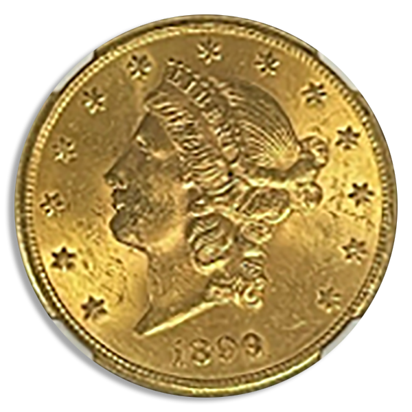 1899-S $20 Liberty NGC MS63 CAC